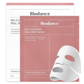 Ночная коллагеновая гидрогелевая маска для глубокого увлажнения, Biodance Bio-Collagen Real Deep Mask 